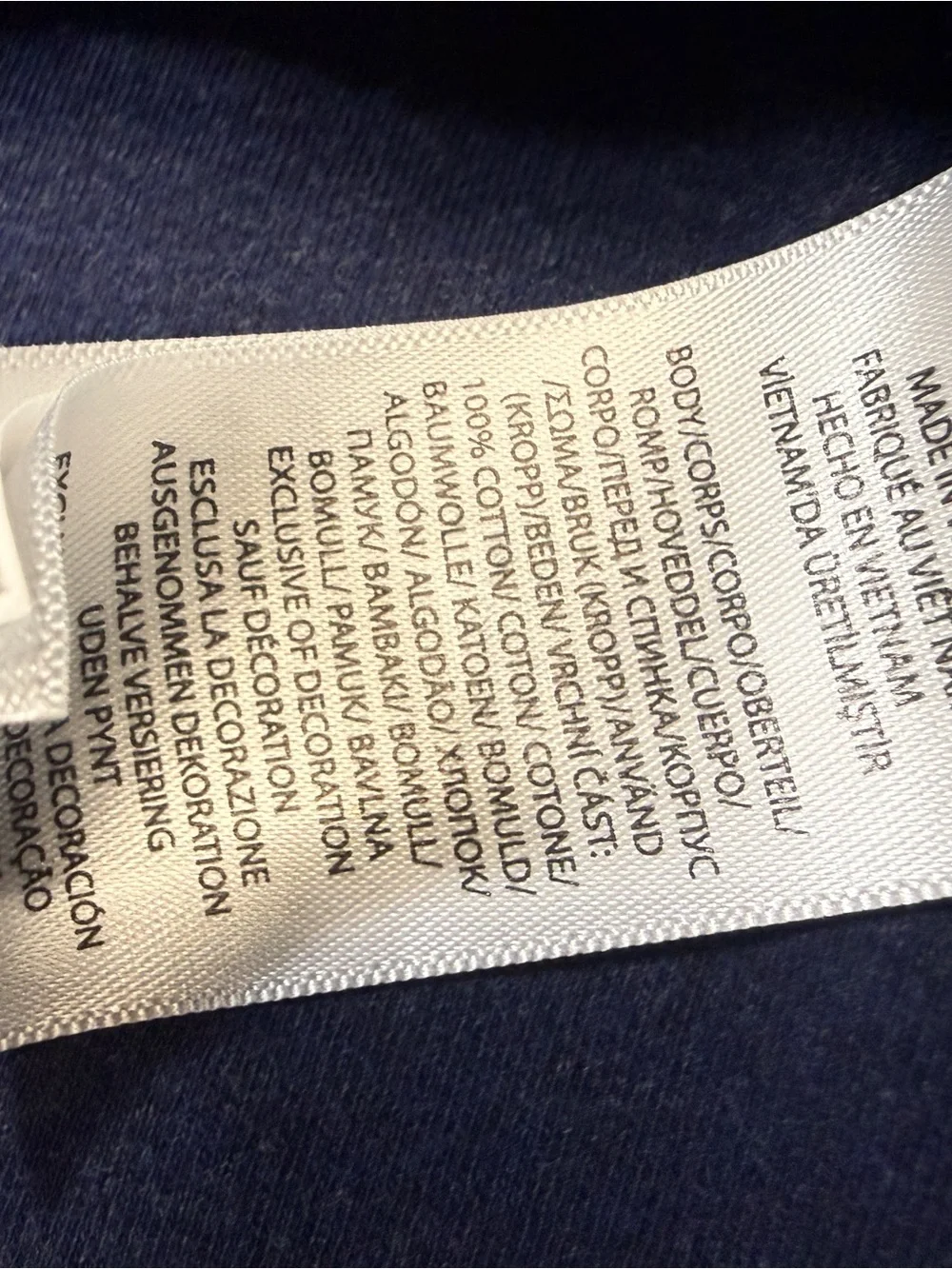 Ralph Lauren Navy Polo Tee with Yellow Logo Tag